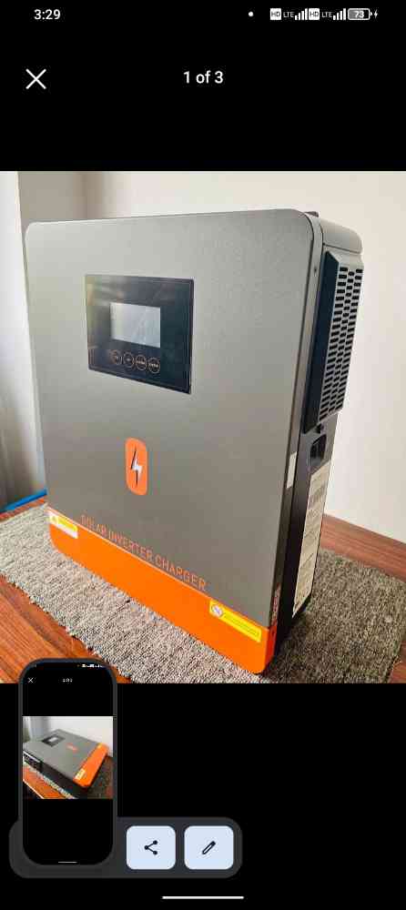 Solar hybrid inverter 3kw