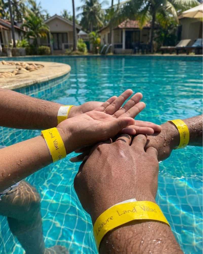 Tyvek waterproof printed wristband