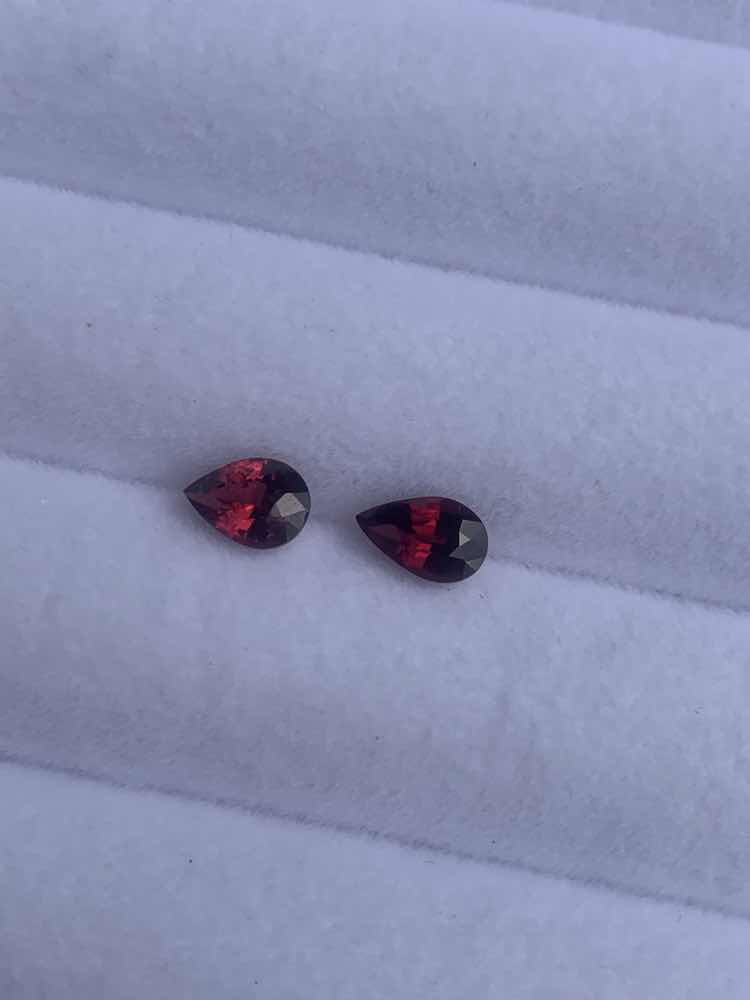 Natural rhodolite garnet