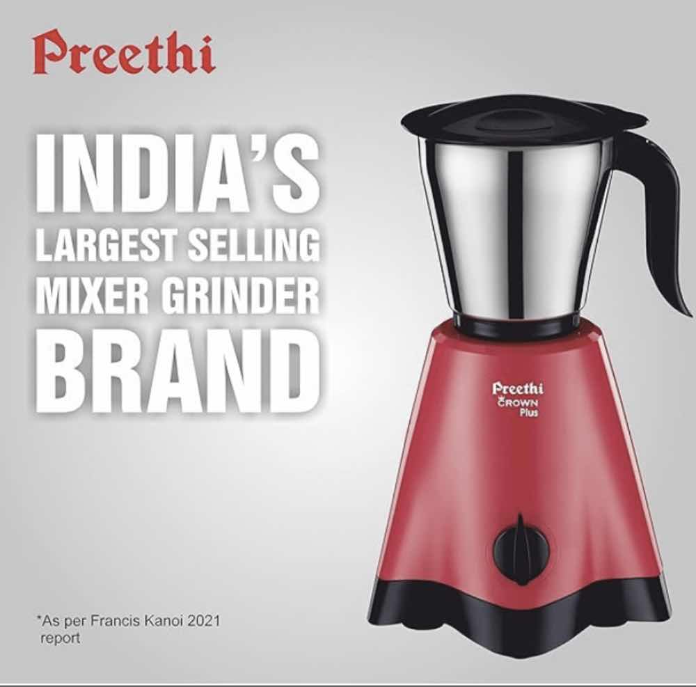 Preethi crown plus mixer grinder