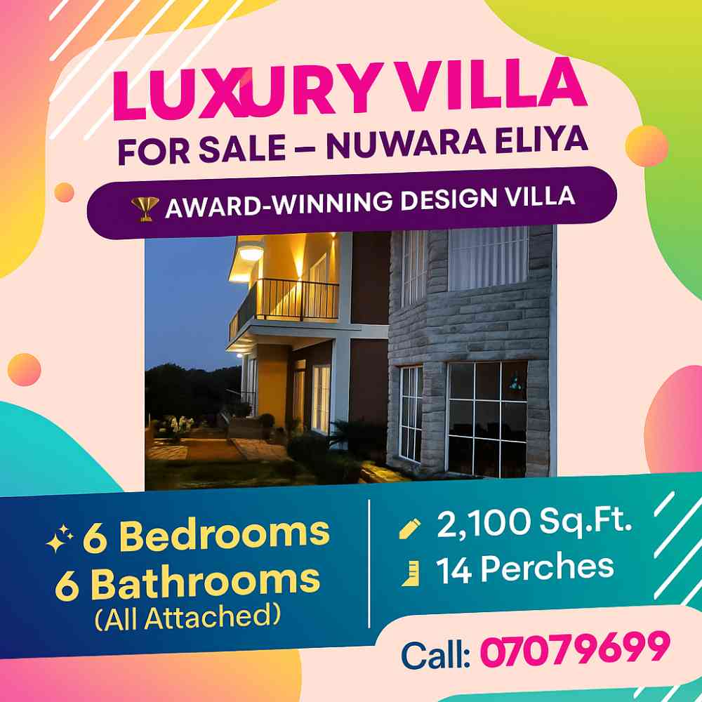 Villa for sale in nuwaraeliya