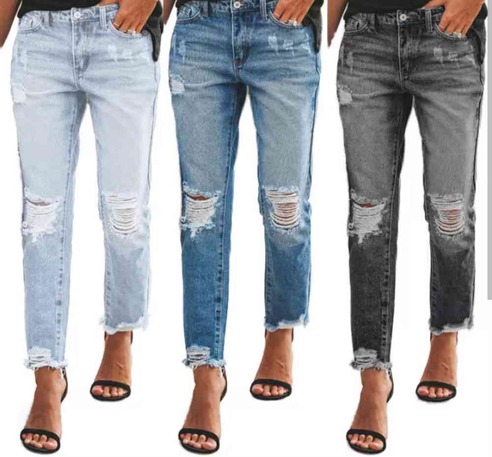 Ladies denim trousers for sale