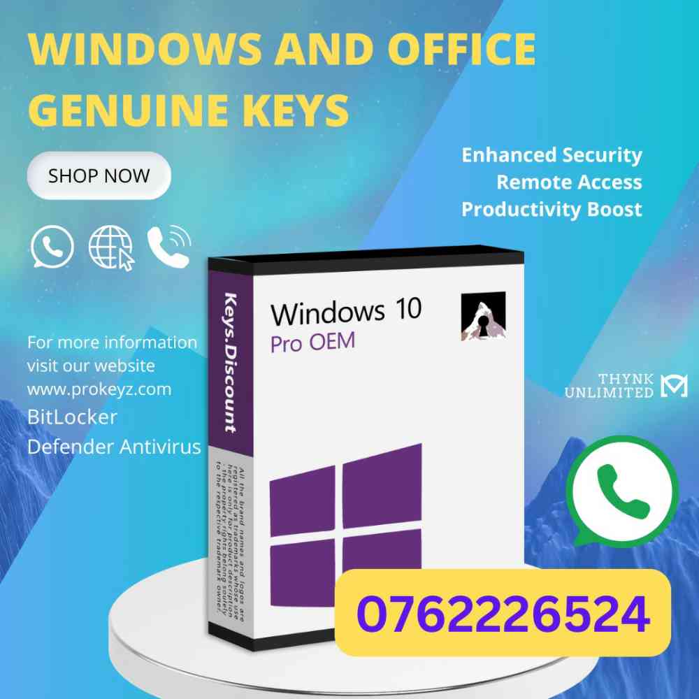Windows 10 and 11 pro genuine license keys