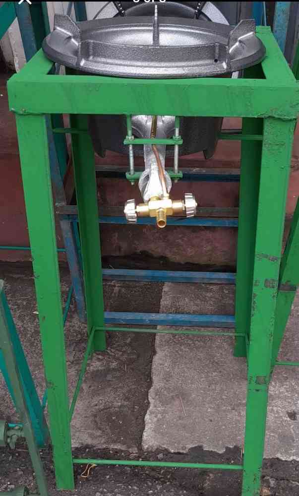 Iron stand gas stove
