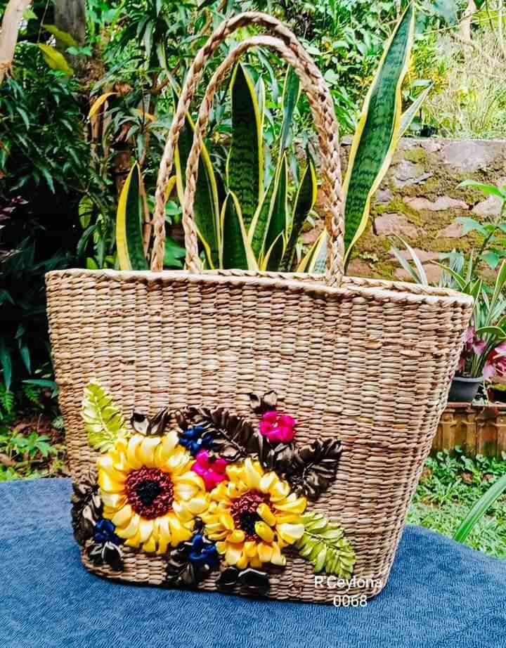 Handmade straw bags
