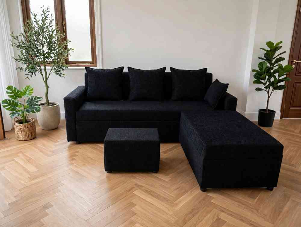 L shape sofa stool