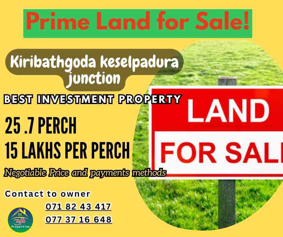 Land sale kiribathgoda
