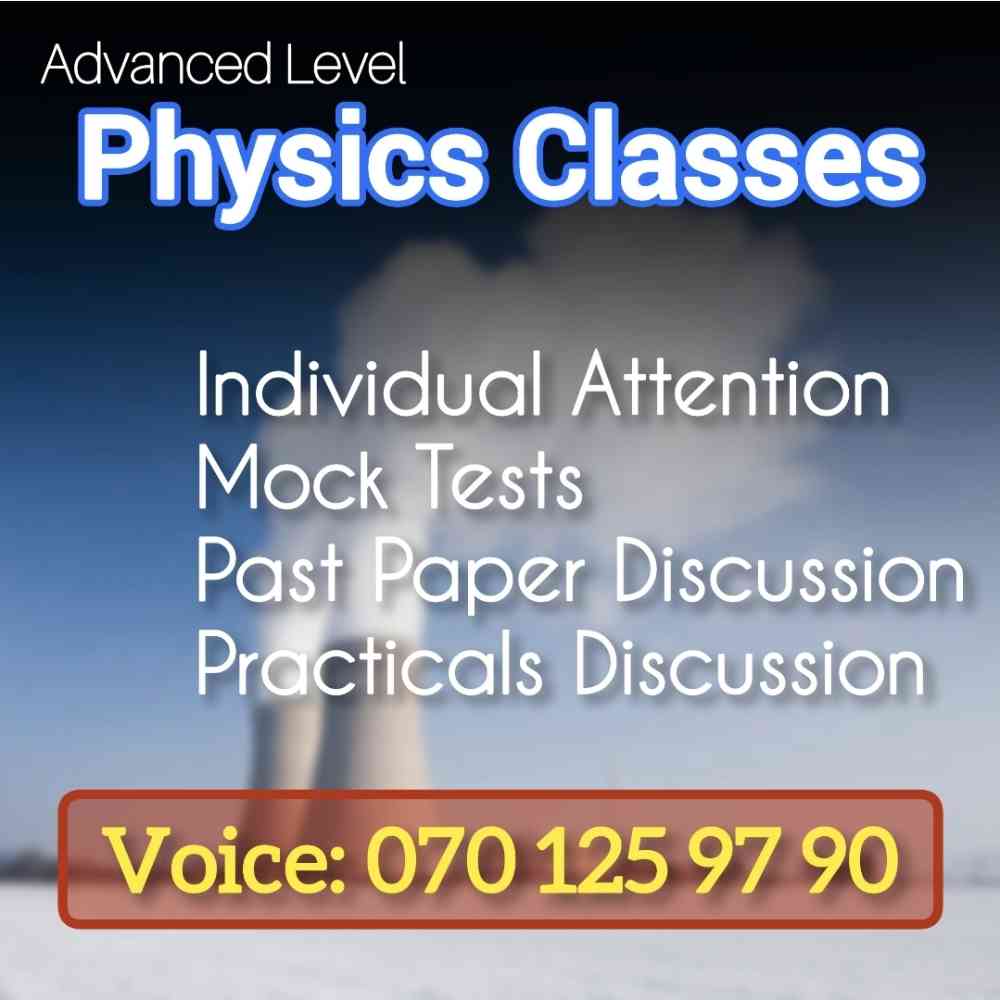 A/L Physics individual class