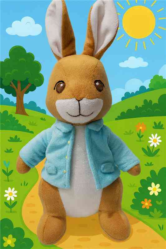 Handmade character soft toy peter rabbit
