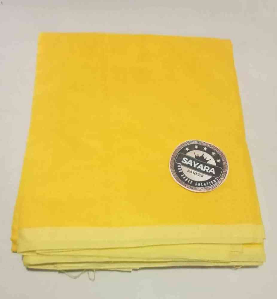 Soft cotton plane sarees