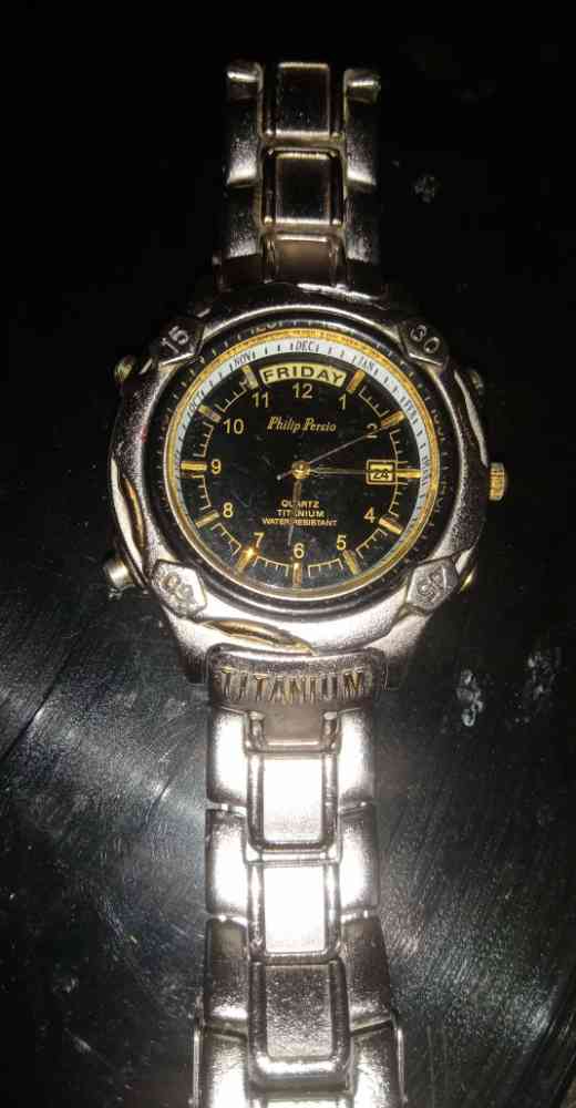 Philip perso titanium watch