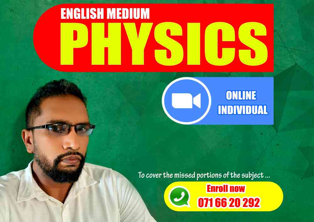 A/L Physics individual tuition classes