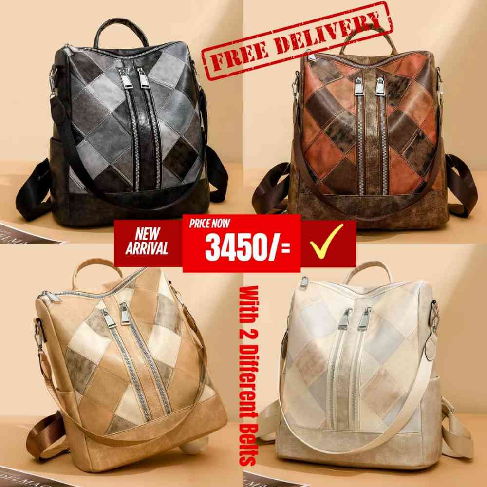 Two belts leather bags