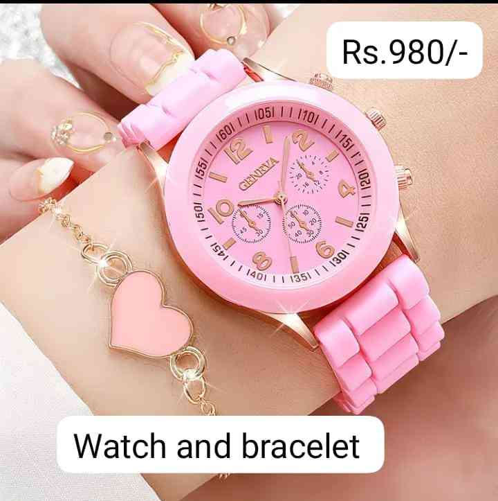 Watch and bracelet