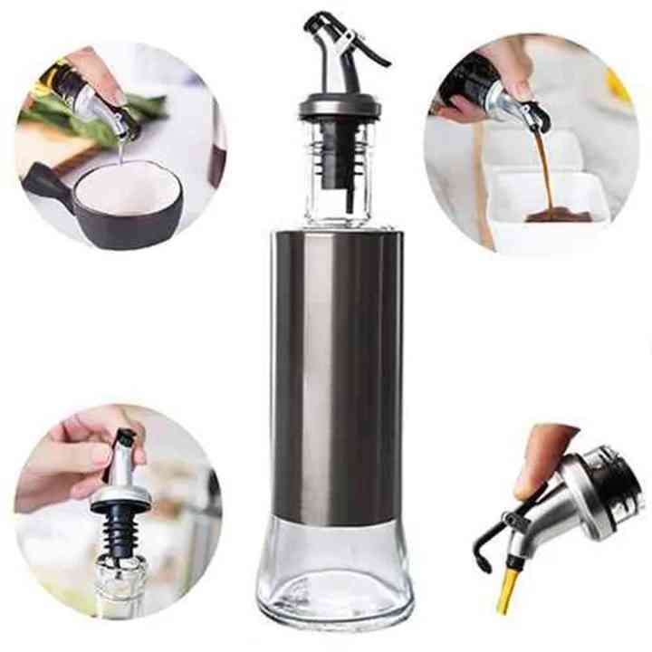 Glass oil control pot