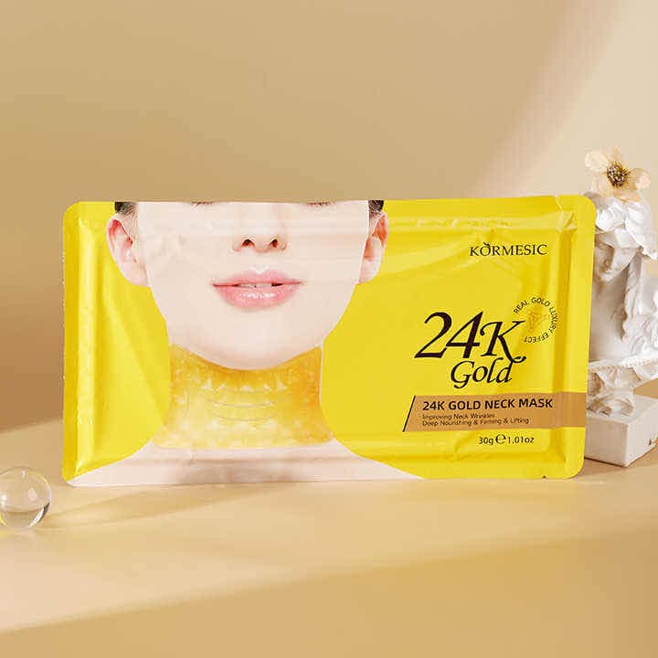 24k Gold neck mask