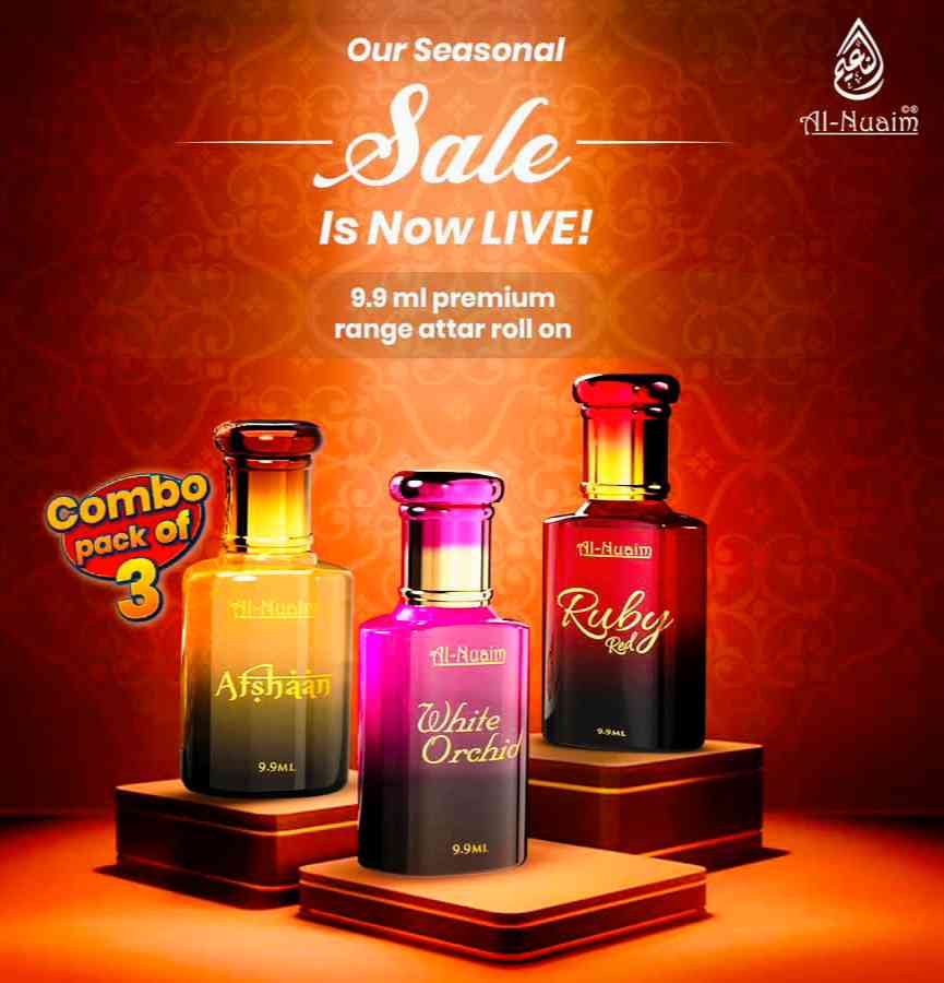 Combo pack of original long lasting attars
