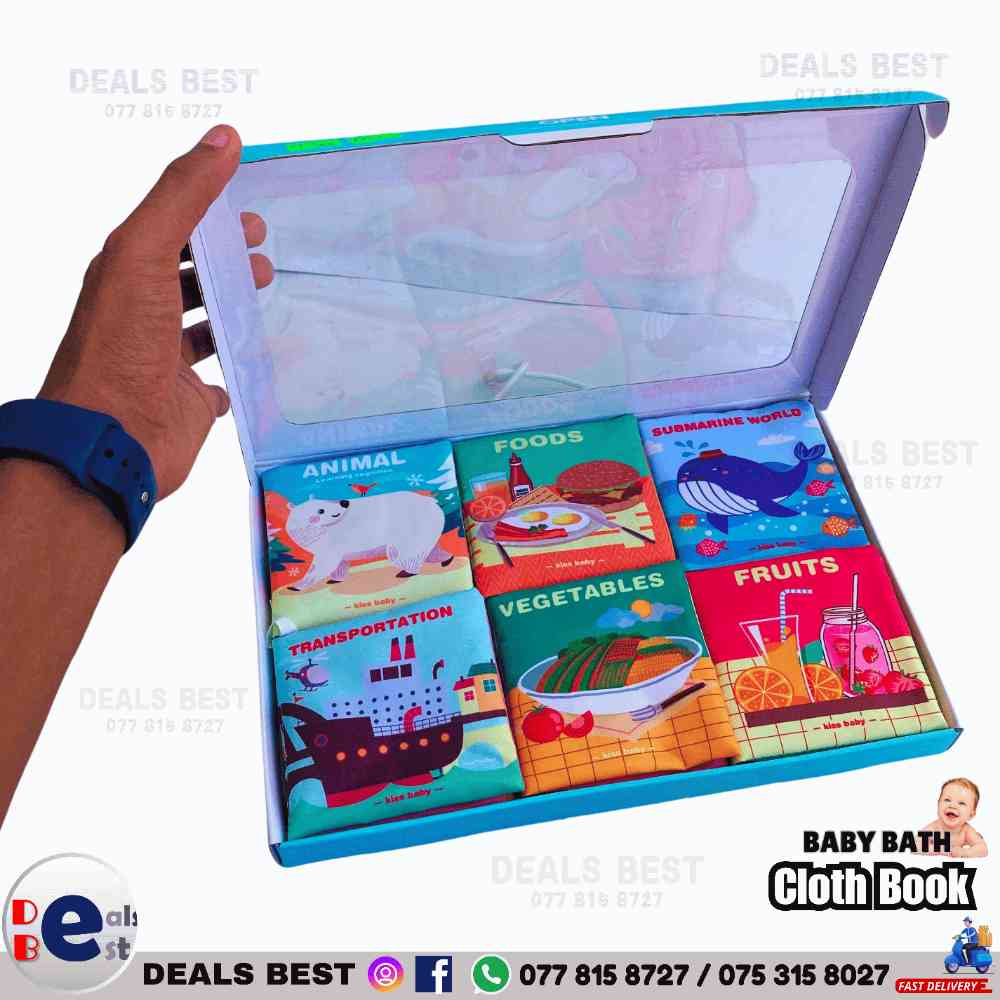 Baby cloth book set