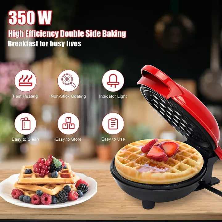 Mini waffle maker