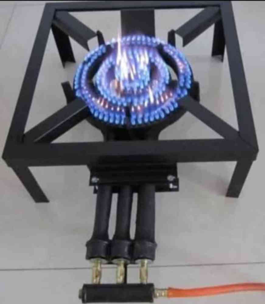 Cast iron gas stove