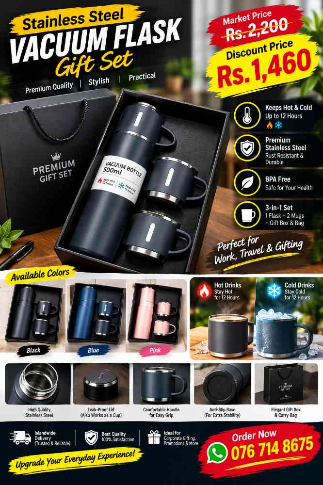Vacuum flask gift set