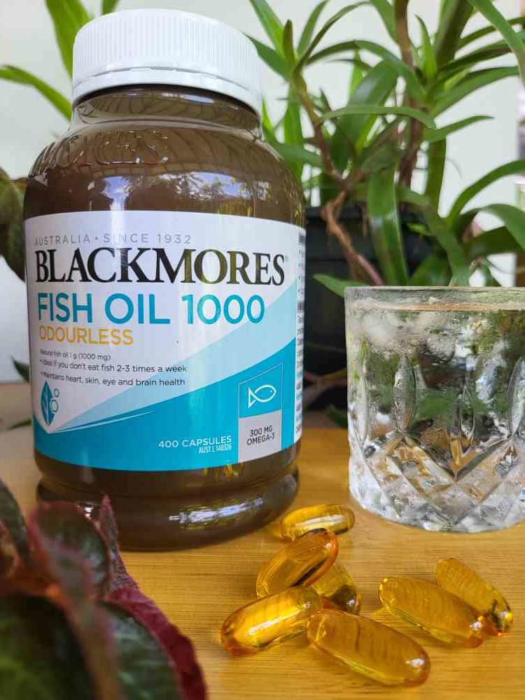 Blackmores fish oil capsules 400
