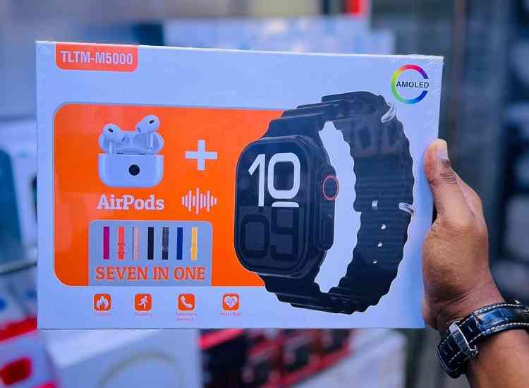 TLTM-M5000 Smartwatch with airpods