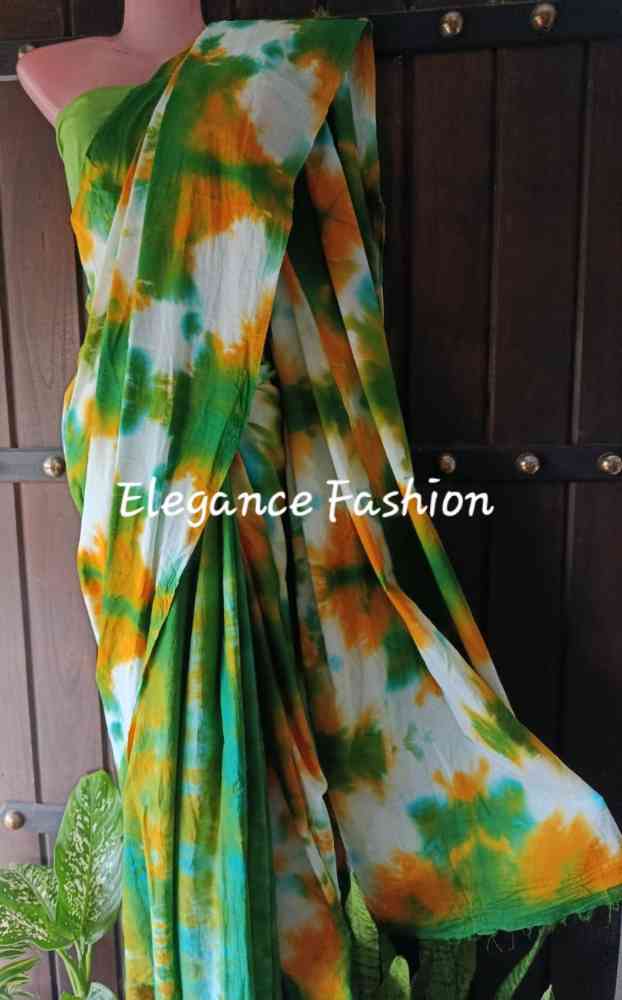 Tie & dye saree