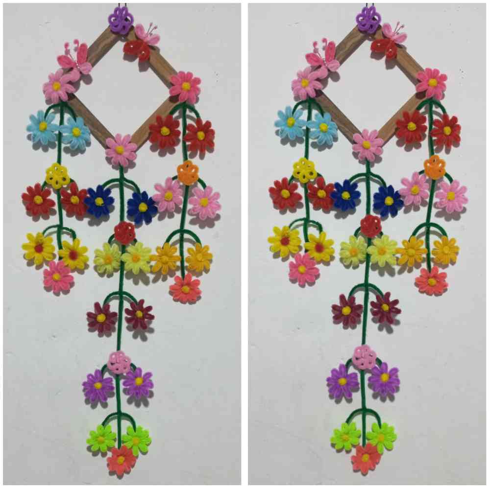 Flower wall art
