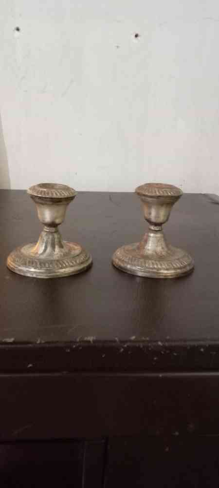 Antique candle stands