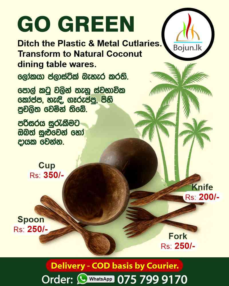 Coconut cutleries