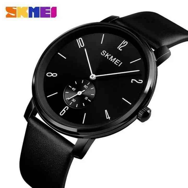 Skmei men's causal black watch
