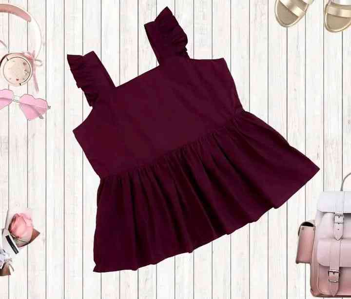 Ruffled square neck cap