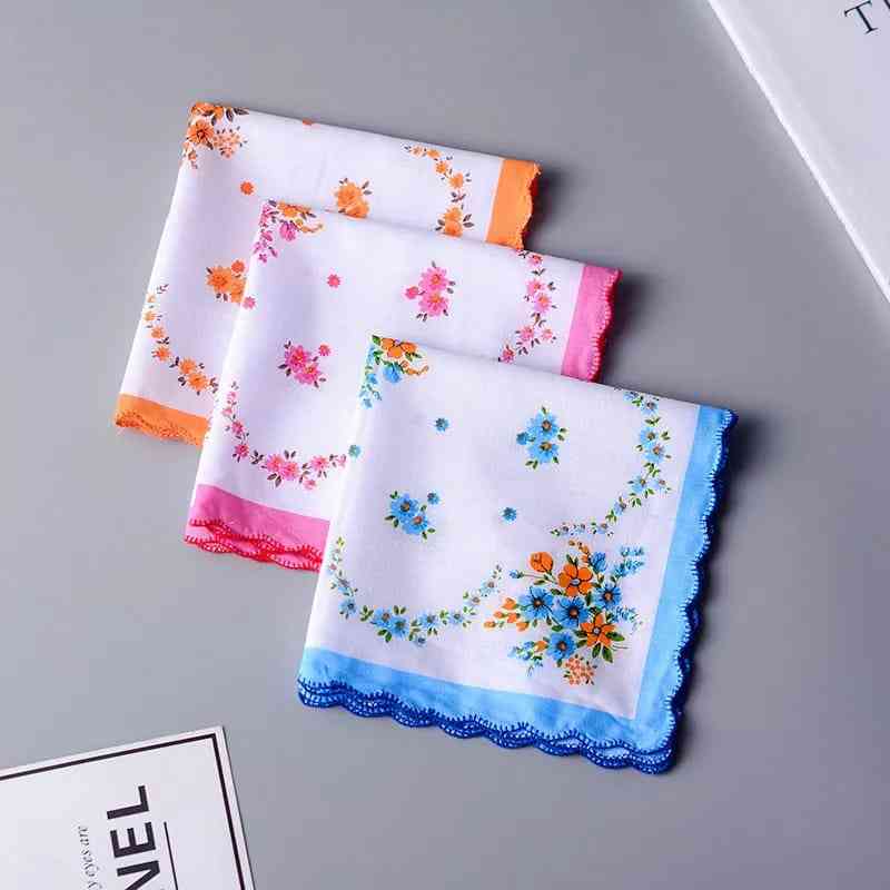 6 Pc Floral hankys