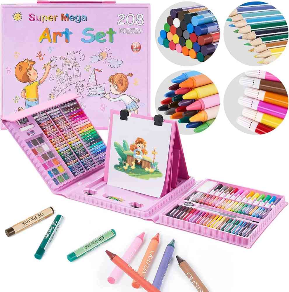 Super mega art set 208 pcs