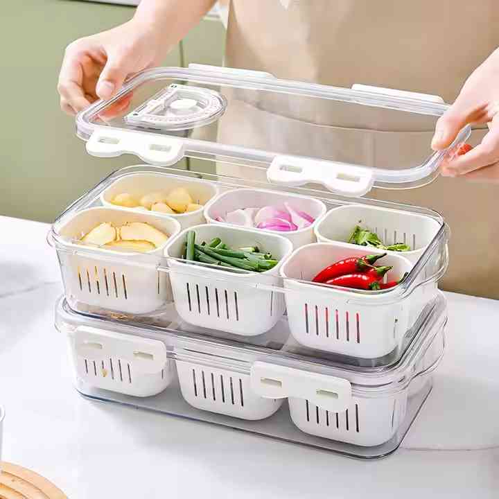 Plastic storage containers