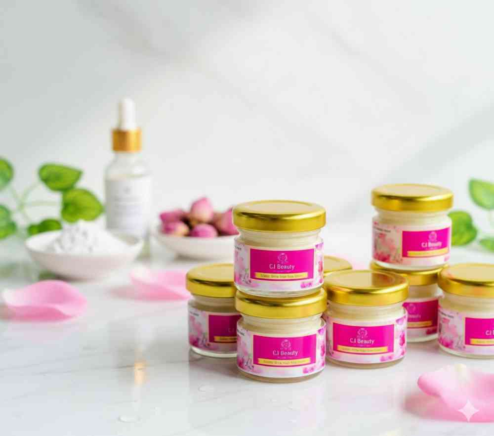 Golden white night face cream