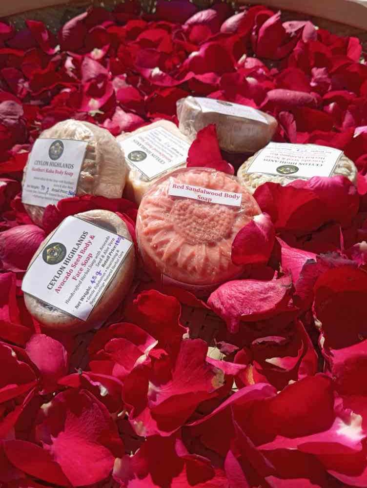 Handmade herbal soap