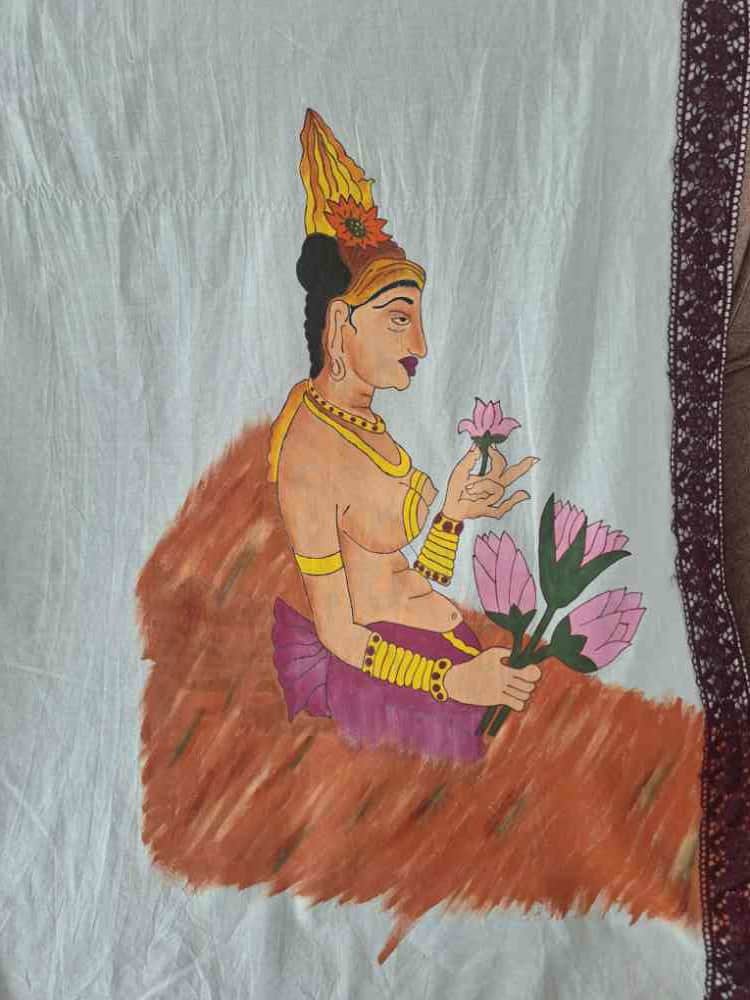 Premium hand painted sarees