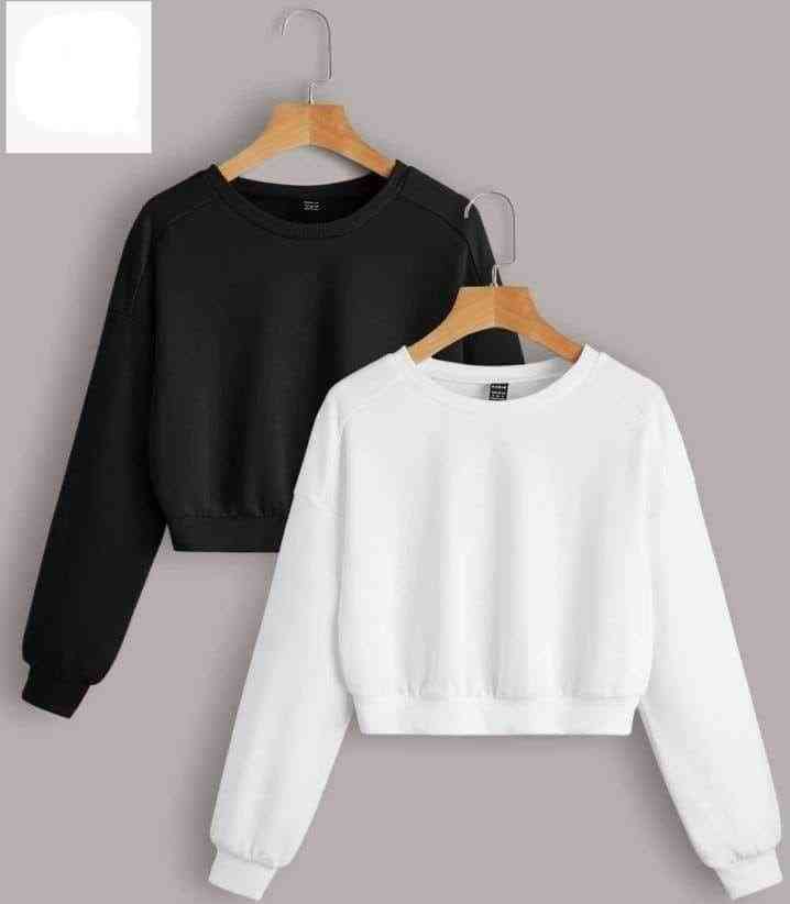 Long sleeve crop top