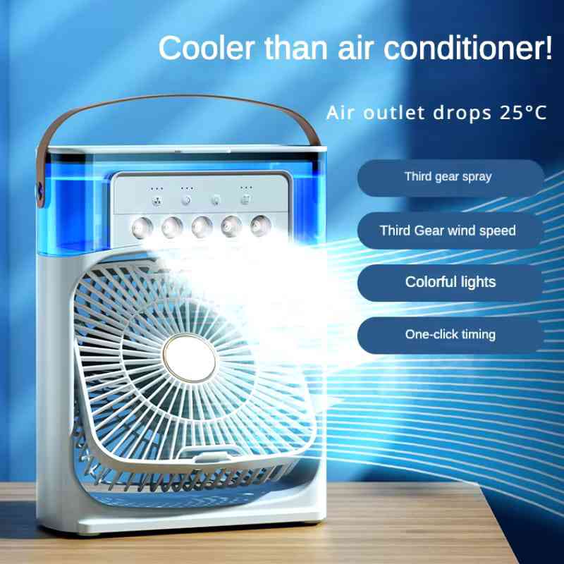 Portable 3 In 1 fan air conditioner