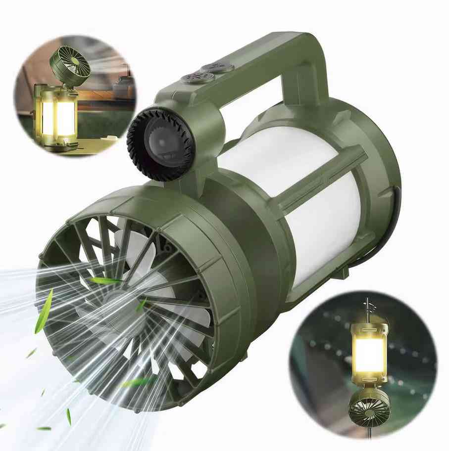 Solar super bright lantern USB rechargeable fan