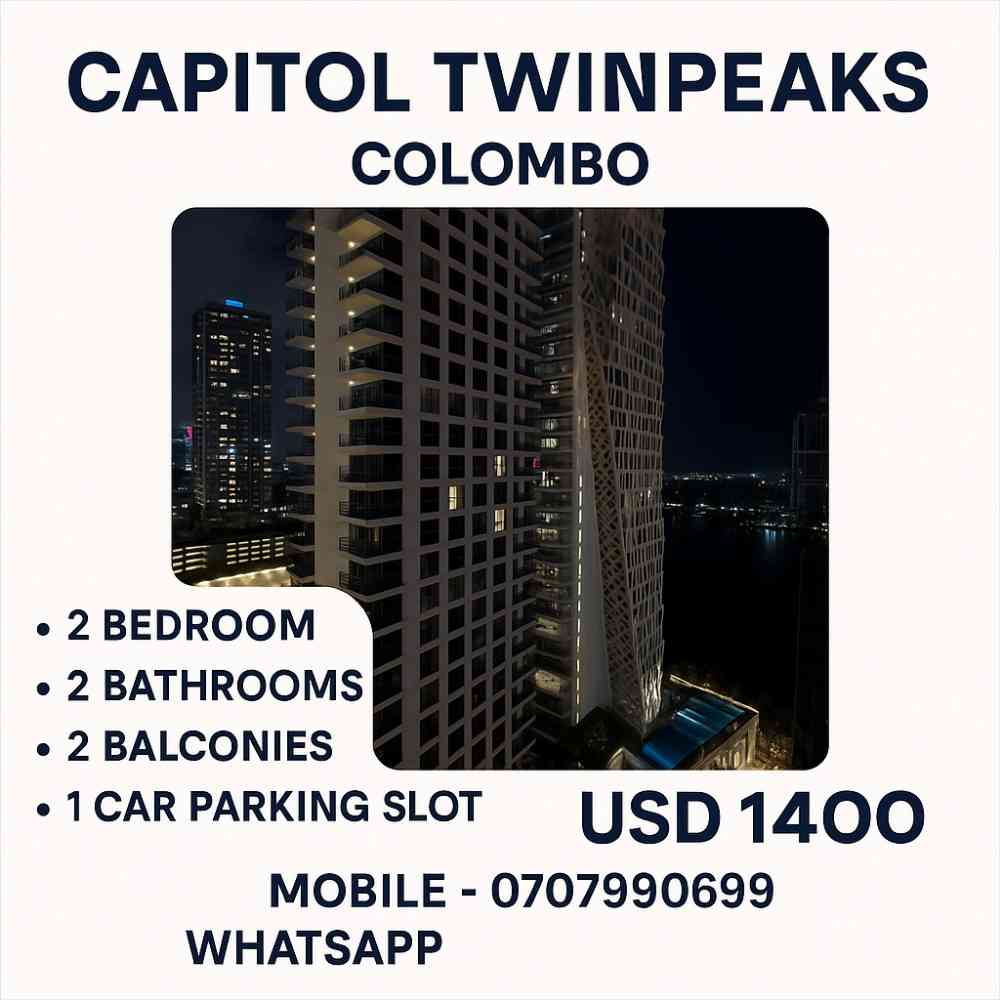 Furnished luxury apartment for rent in colombo