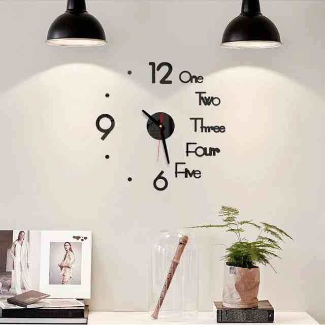 Wall clock sticker 40cm