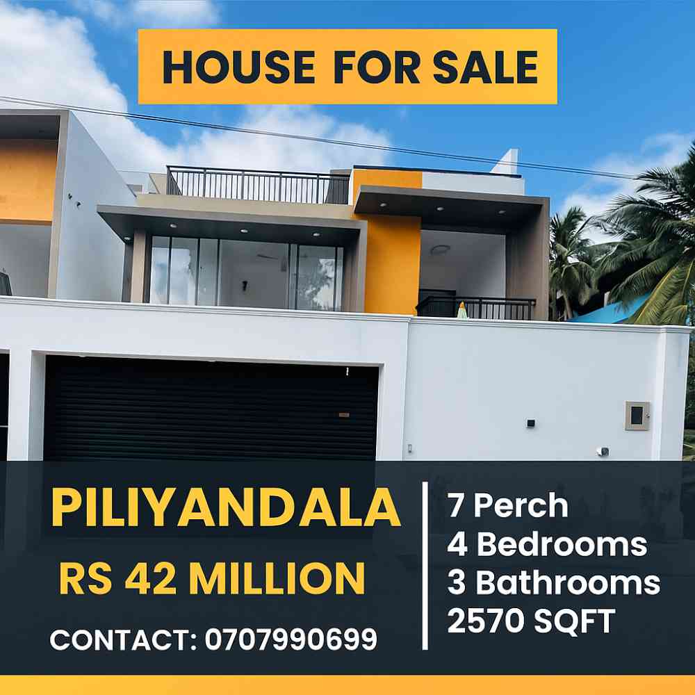 Modern house for sale in piliyandala
