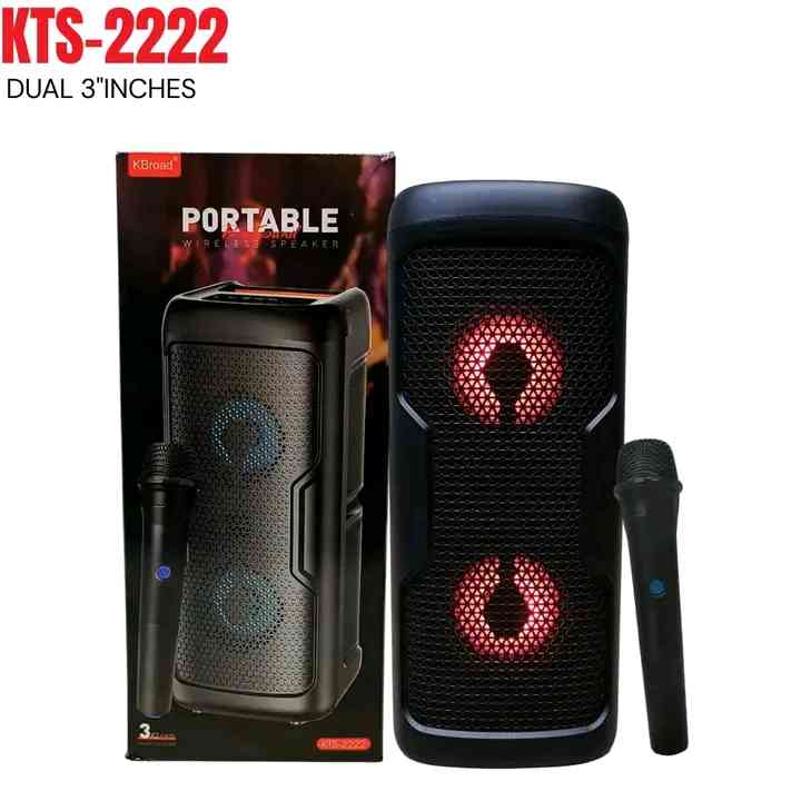 KTS - 2222 wireless speaker with microphone