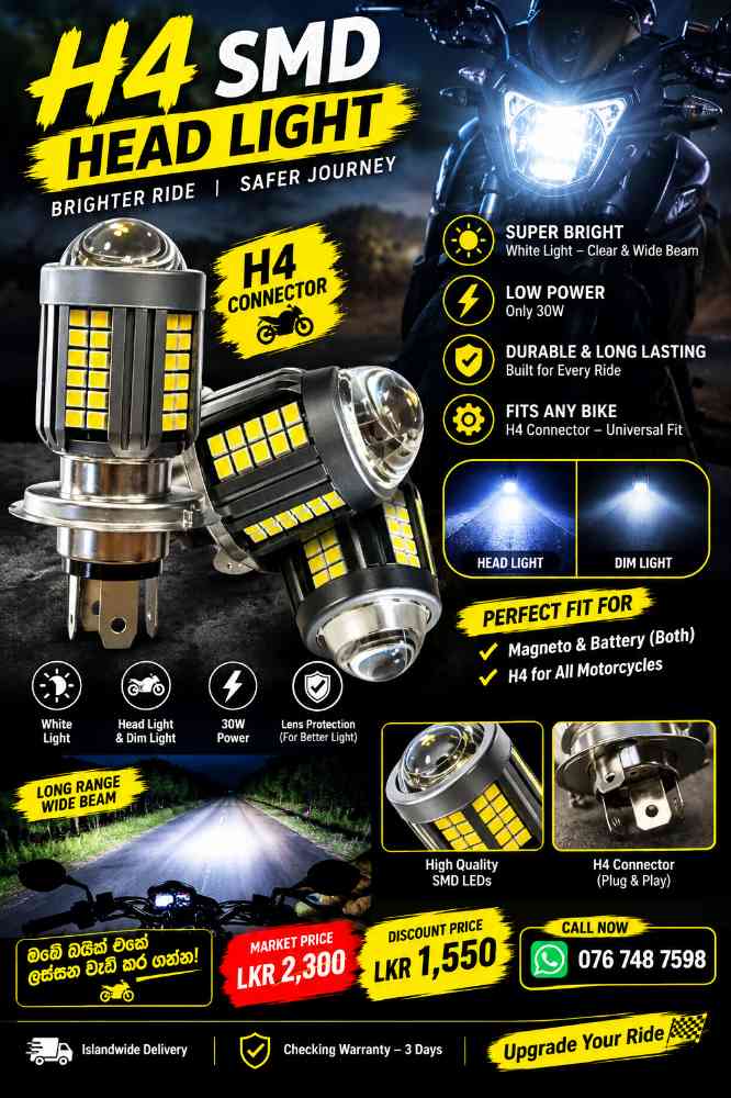 H4 smd head lights