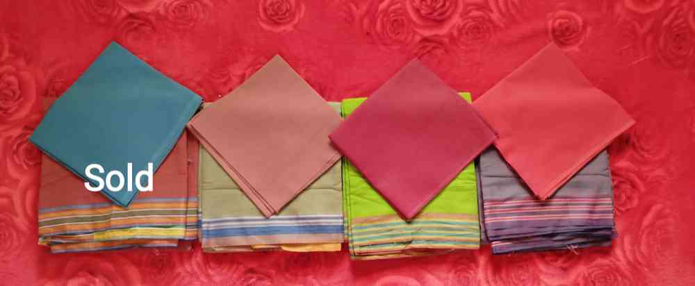 Cotton poly mix indian handloom