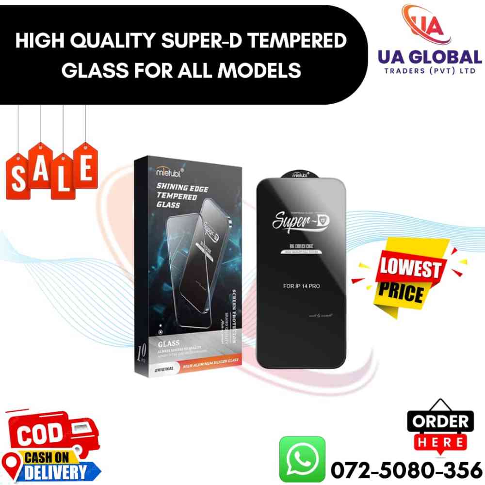 Super d tempered glass for all models