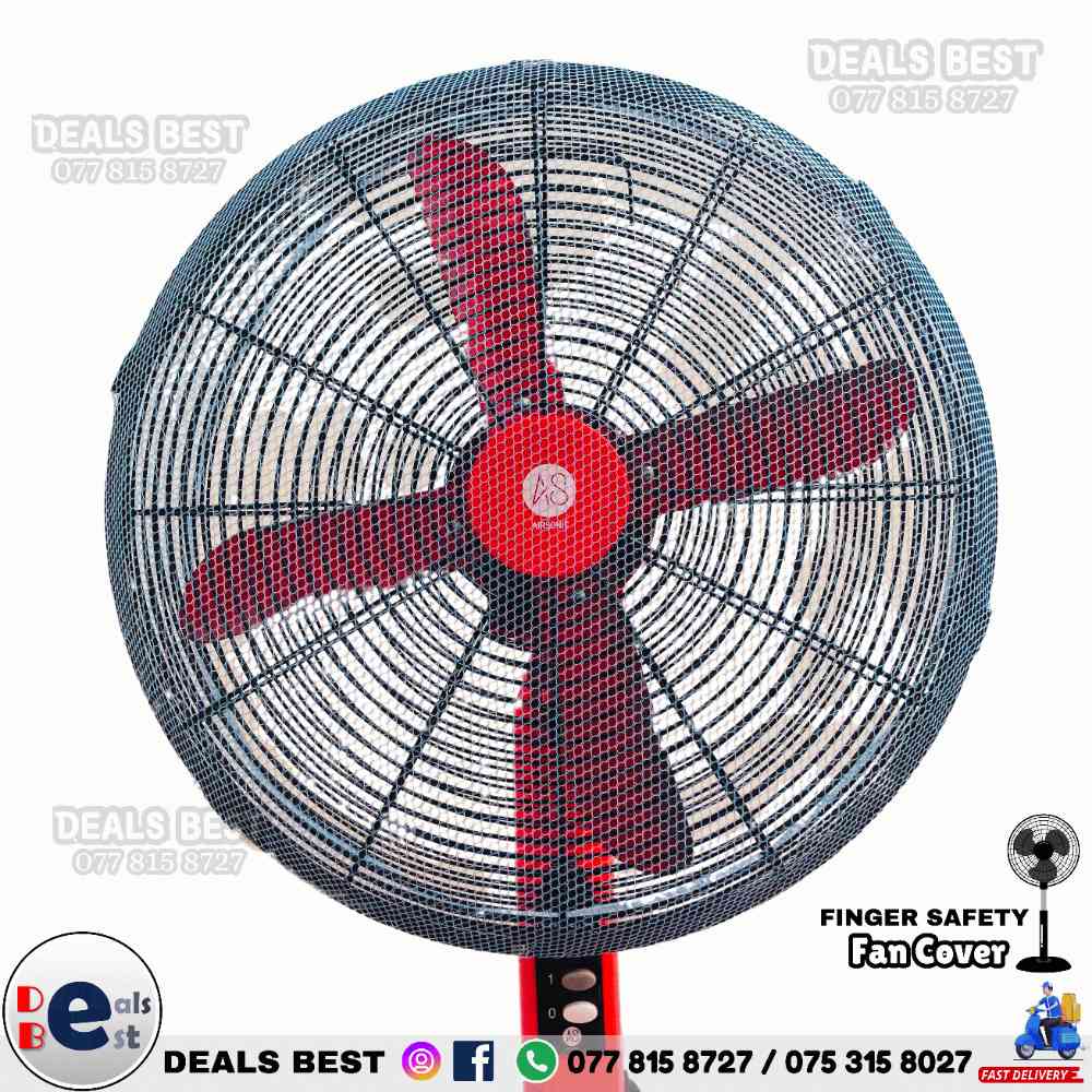 Finger safety fan cover